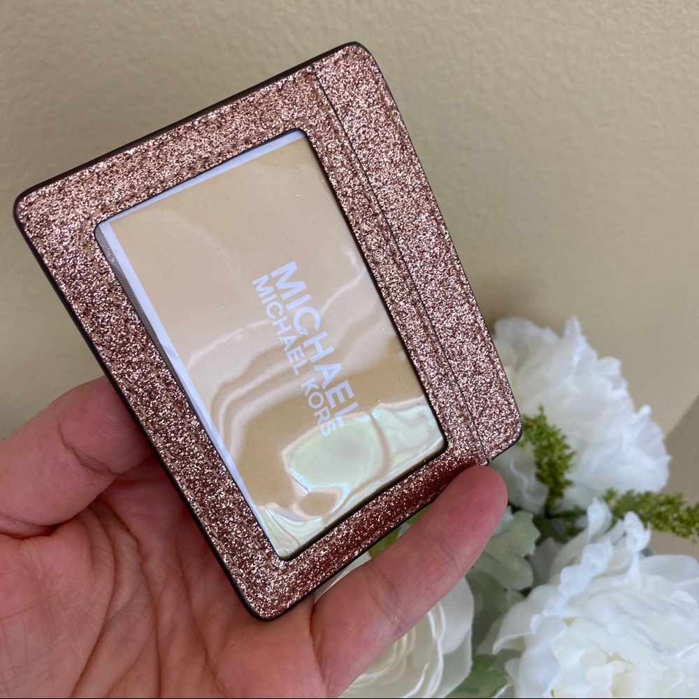 Bundle Michael Kors glitter mini Xbody & ID card - Picture 6 of 13